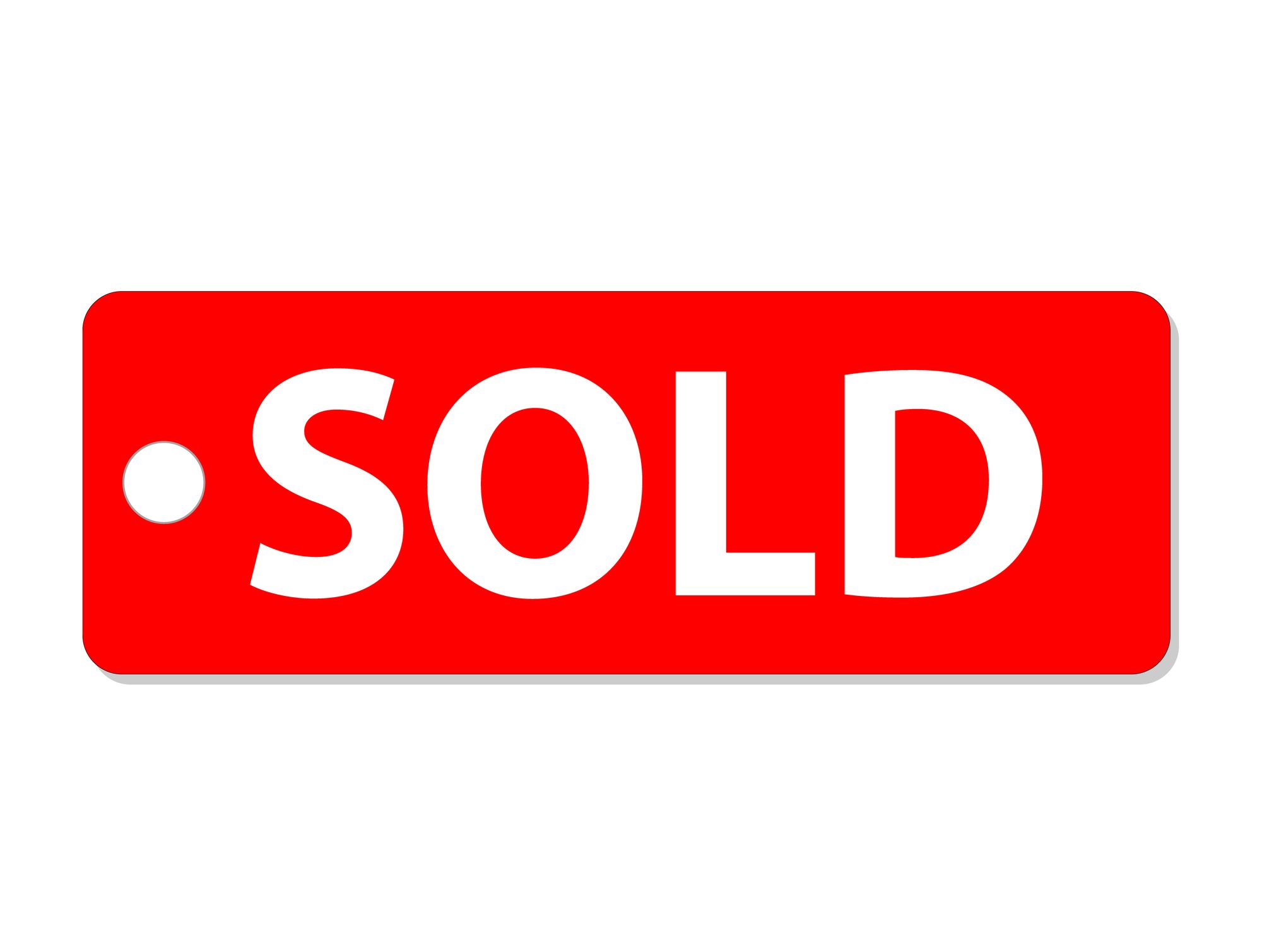 sold icon on white background. sold tag sign. flat style. sold i