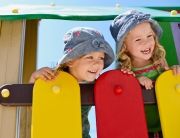 Children in playground of Child care business Perth
